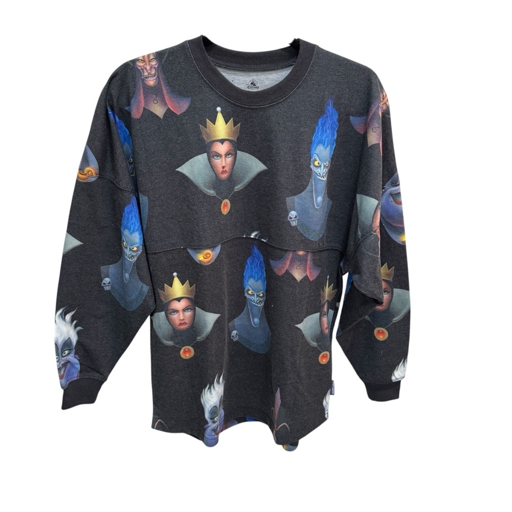 Disney Sweatshirt Women XS Spirit Jersey Villains Wicked Queen Ursula Disneyland